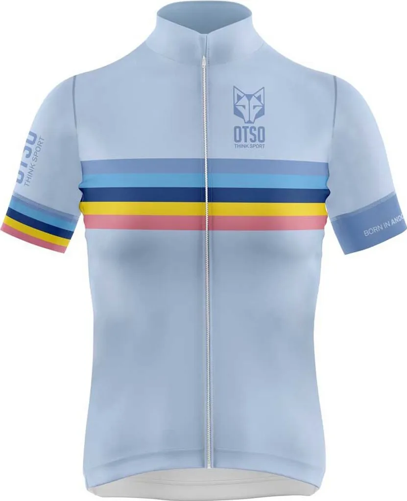 Maillot Vélo Otso Stripes Turquoise Femme - XS | Jersey Cyjess