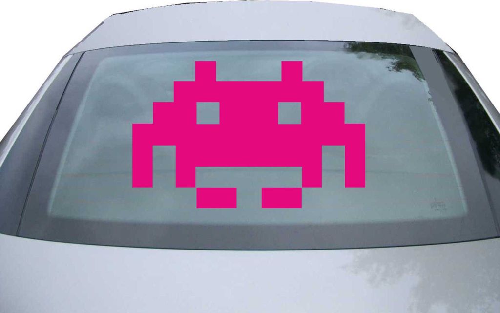 Indigos UG - Aufkleber Heckscheibe & Motorklappe DE7086 - pink - 600x378 mm - Gambit - Auto Scheiben Fenster Heckklappe Tuning Racing JDM - Die cut