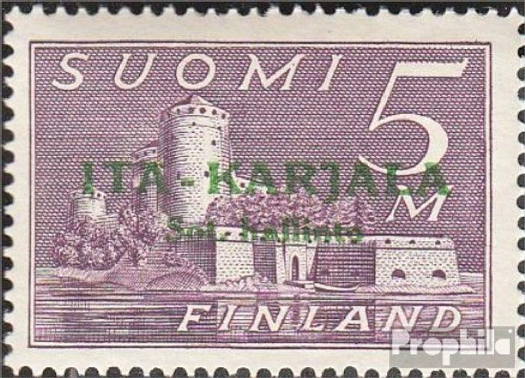 Briefmarken Finnische Bes. Ostkarelien 1941 Mi 13 Produktbild 
