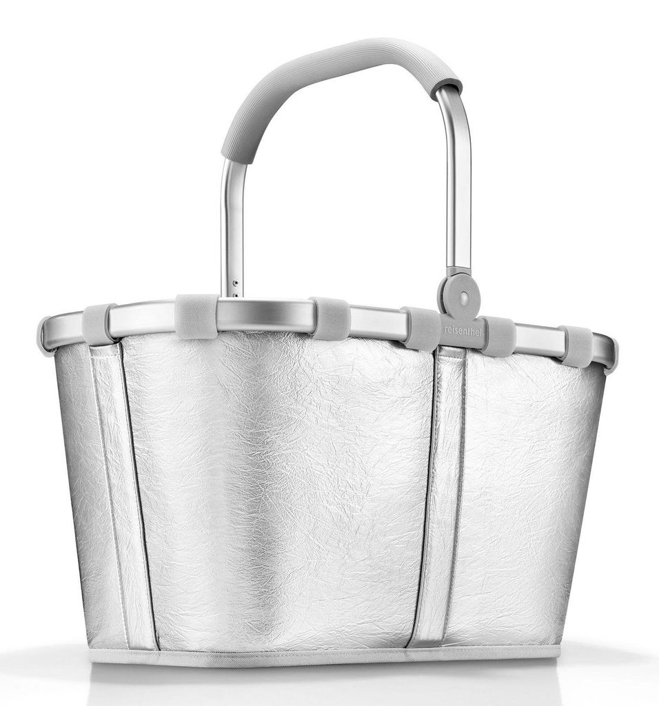 reisenthel carrybag Einkaufskorb silver crackle Tragekorb Produktbild 