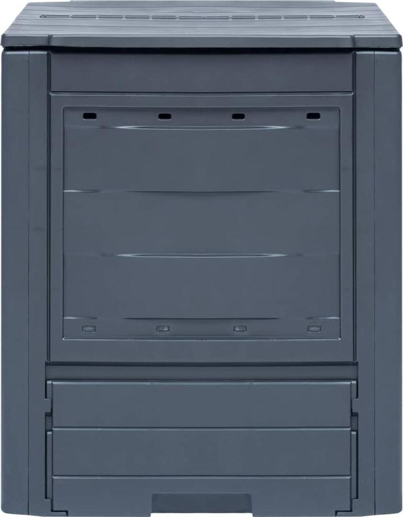 vidaXL Gartenkomposter 3 Stk. Grau 60 x 60 x 73 cm 780 L