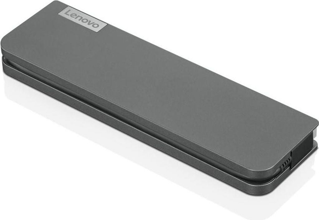 Lenovo USB-C Mini Dock - Kabelgebunden - USB 3.2 Gen 1 (3.1 Gen 1) Type-C - 3,5 mm - 10,100,1000 Mbit/s - Grau - CB - BSMI - SII - CU - Ukraine - K...