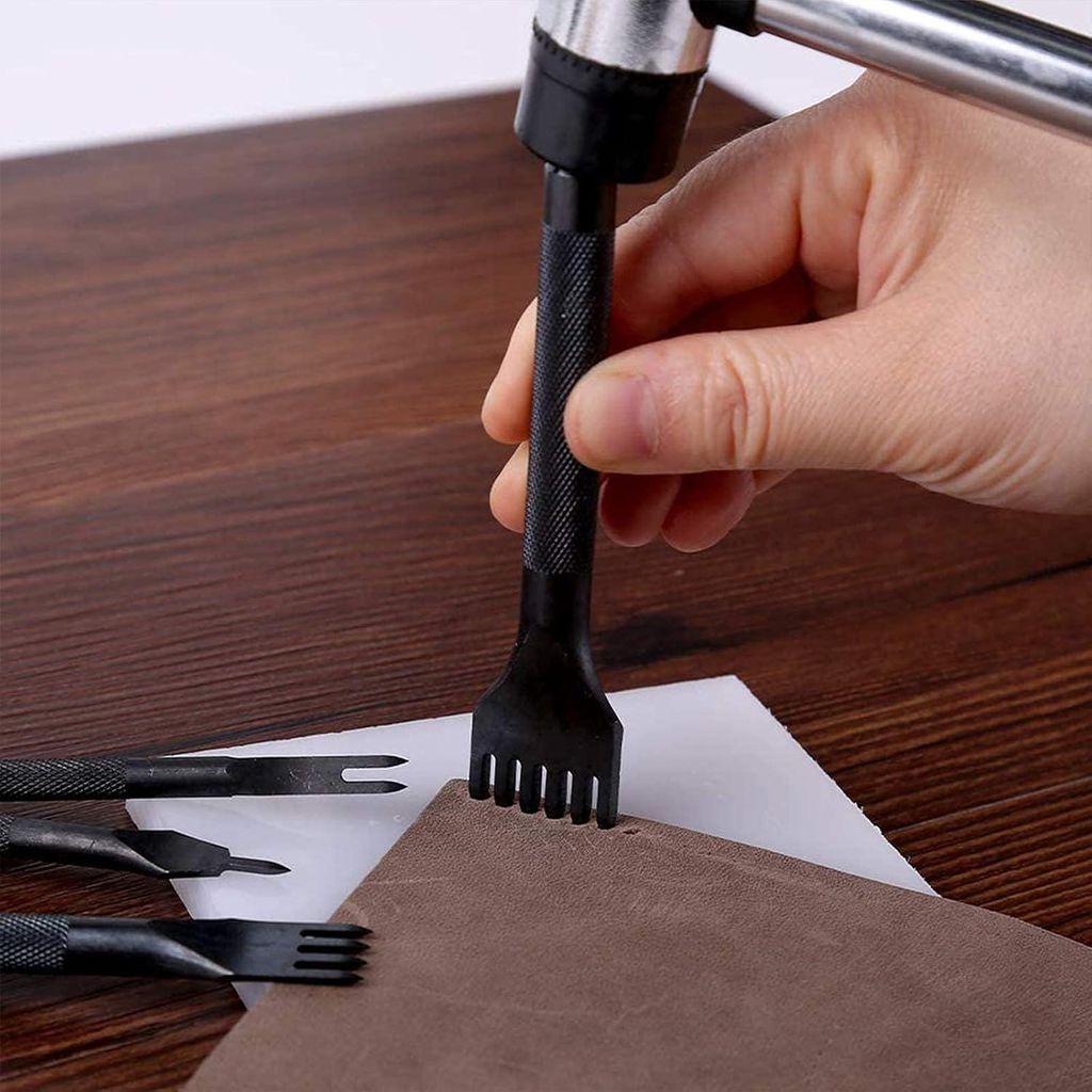 4 mm DIY Lochwerkzeug - Leder Perforieren - 4 Stück