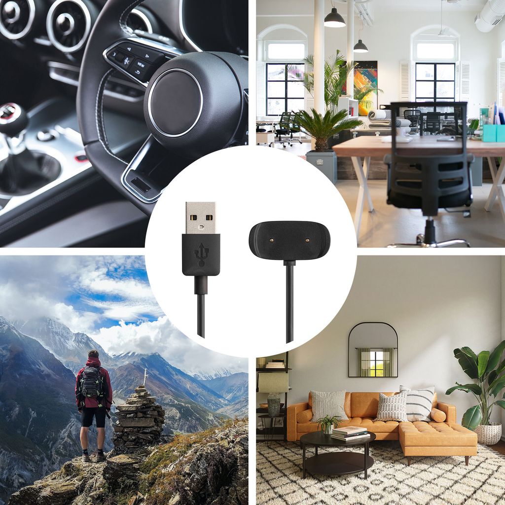kwmobile USB C Ladekabel kompatibel mit Huami Amazfit GTR Produktbild 6