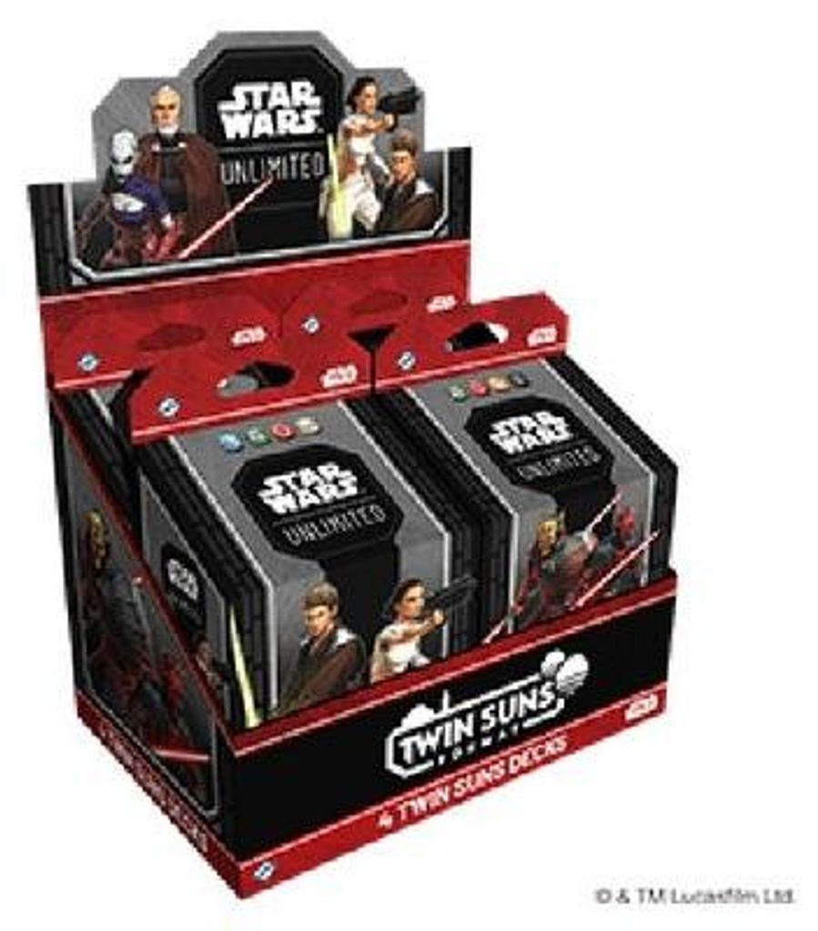 Star Wars Unlimited TS26 Star Wars: Unlimited 2026 Twin Suns Deck Display