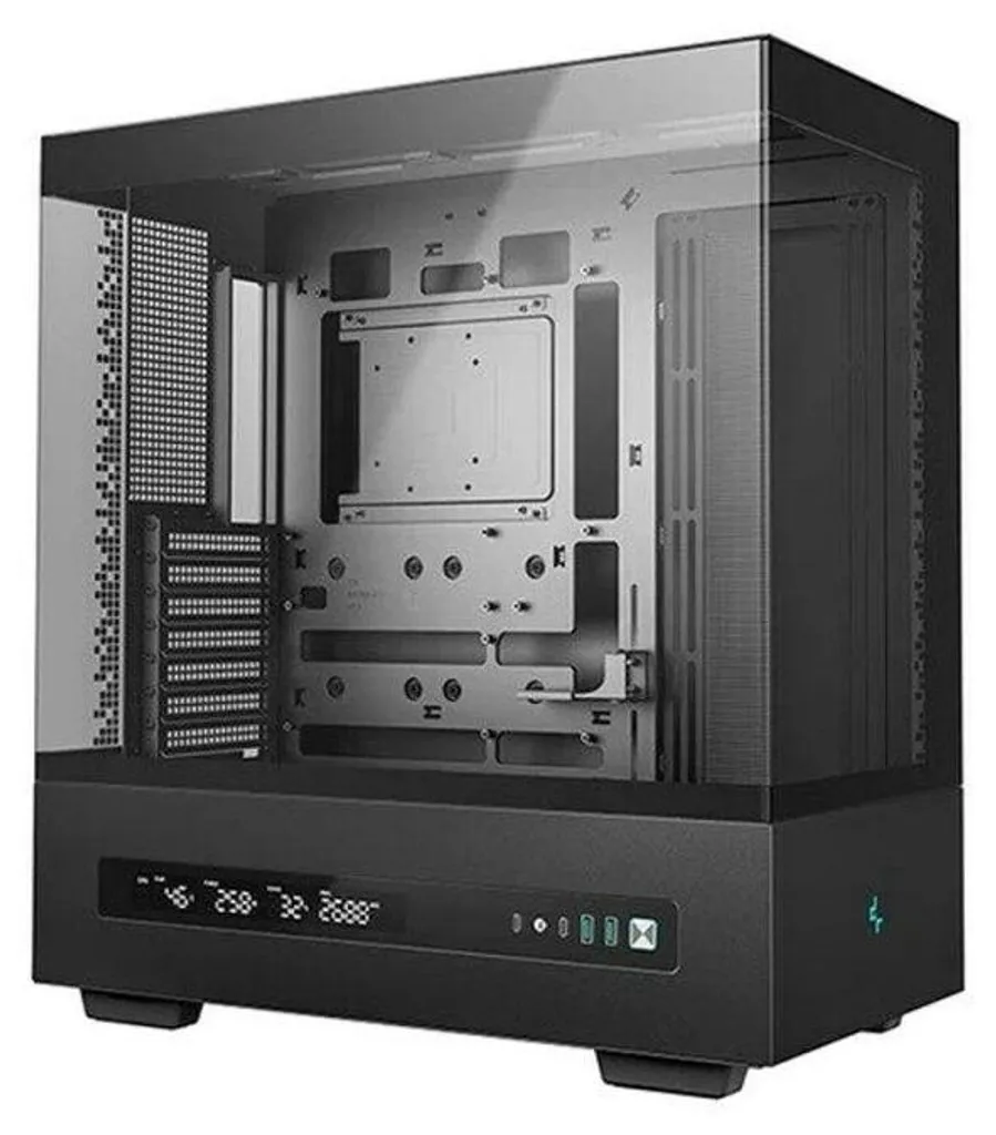 Boîtier PC Micro-ATX DeepCool CH270 Vertical avec Écran Digital - 11