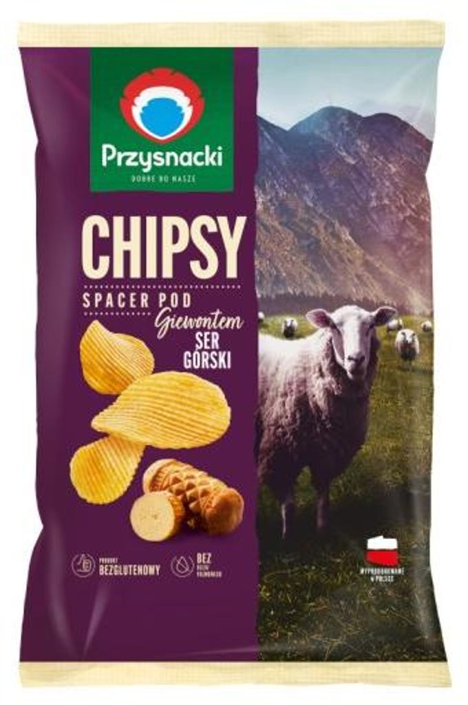 Przysnacki chipsy Spacer pod Giewontem o smaku sera Zdjęcie produktu 