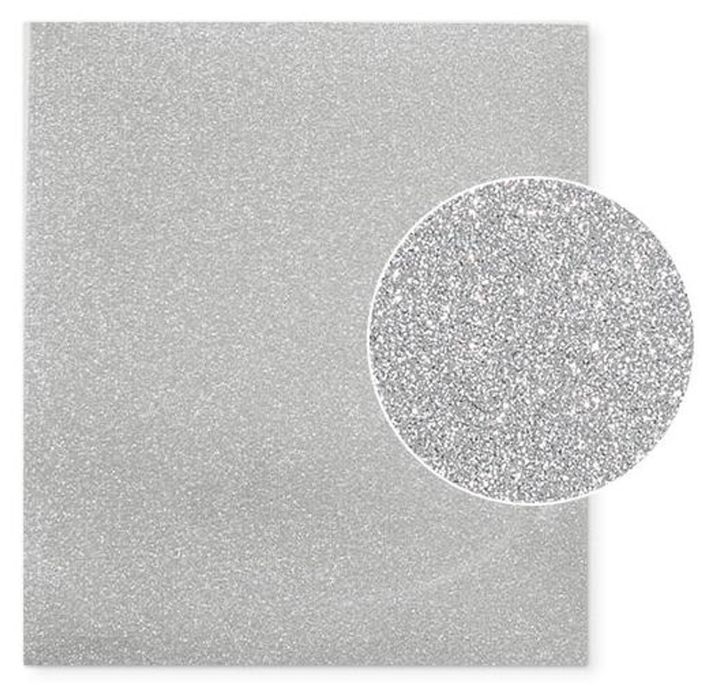 Plottermarie Plotterfolie Mega Glitter für kreative Veredelungen – Plotterfolie für Textildruck, T-Shirts, Baumwolle, Polyester, DIY & Speziale...