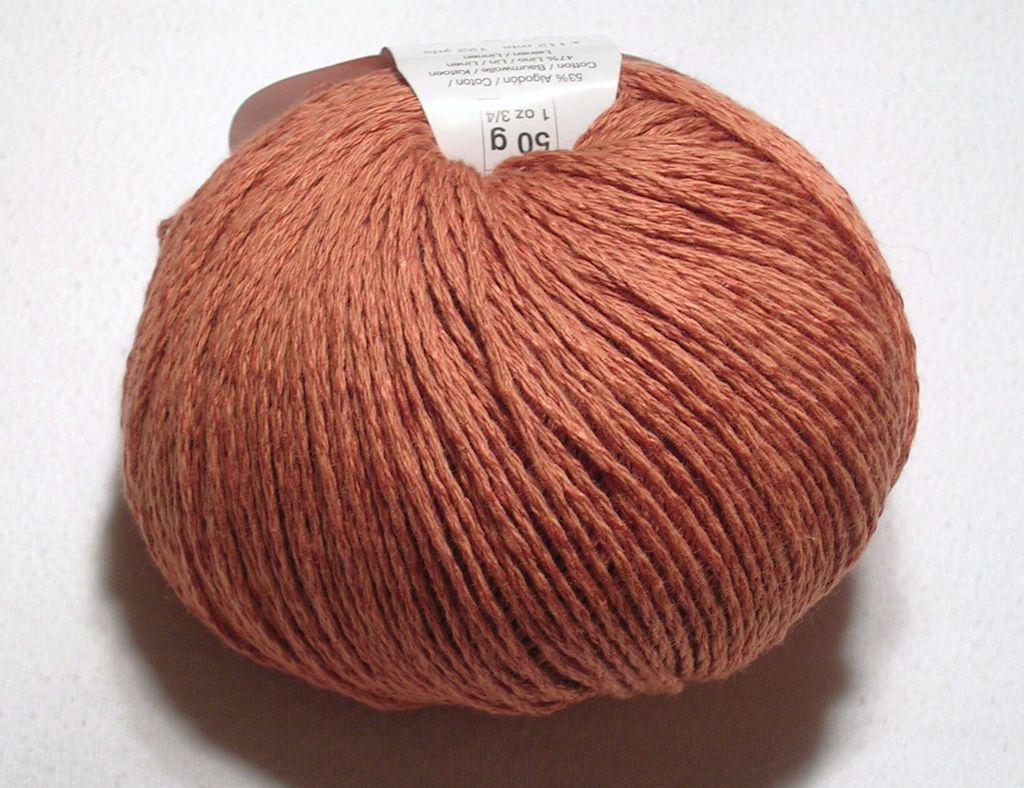 A ball of yarn on a white background.