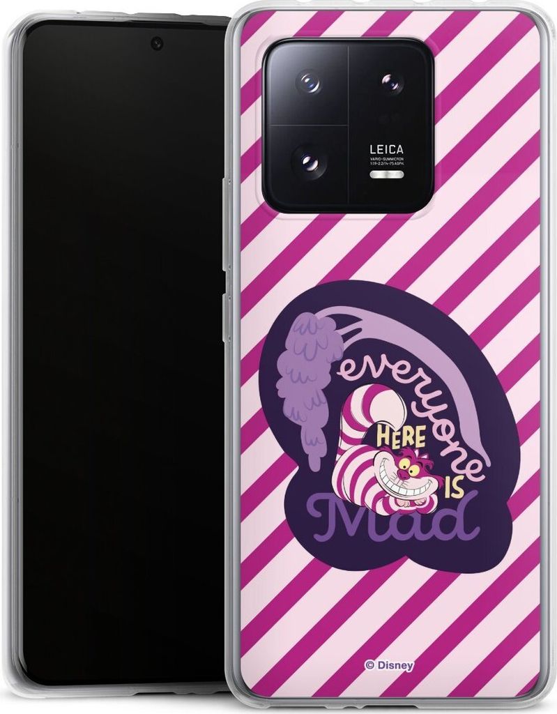 DeinDesign Handyhülle für Sony Xperia 10 V Silikon Hülle Case Smartphone Schutzhülle Alice im Wunderland Disney Grinsekatze