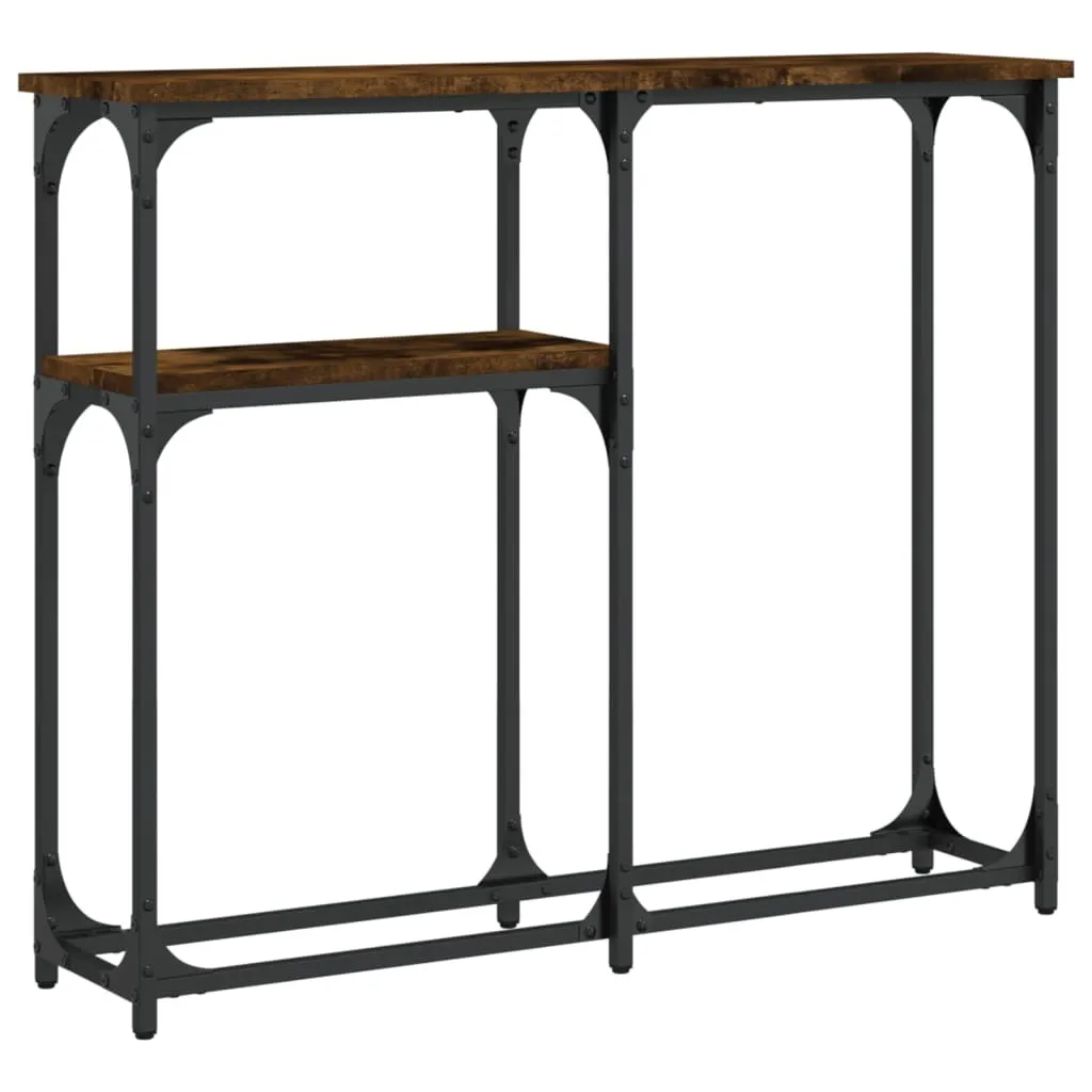Consolle Rovere Fumé 90cm - Estetica Essenziale per Case Moderne