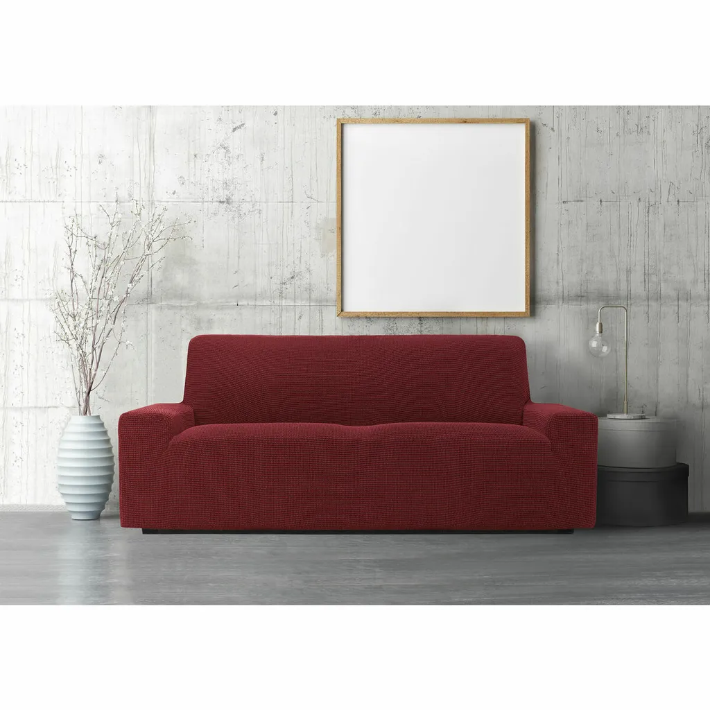 Copridivano 3 Posti Bordeaux SOFASKINS - Antistress e Lavabile - 2