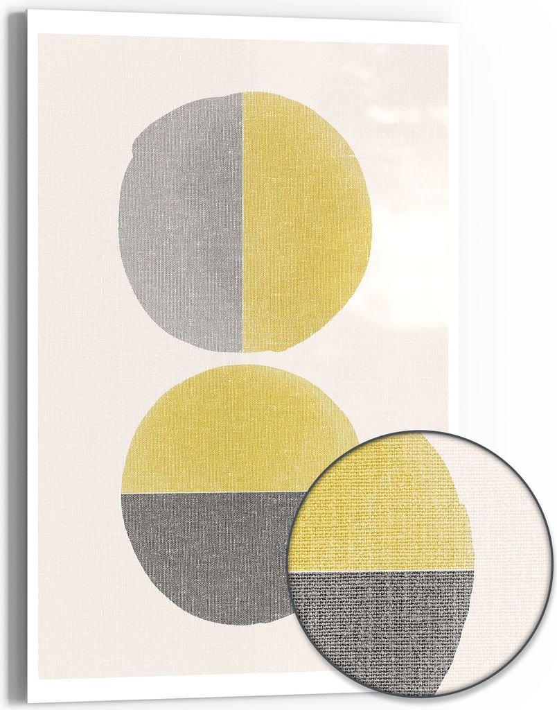 DEQOART Hybrid Leinwand Bild 60x90 cm 'Zen Eklipse' Produktbild 