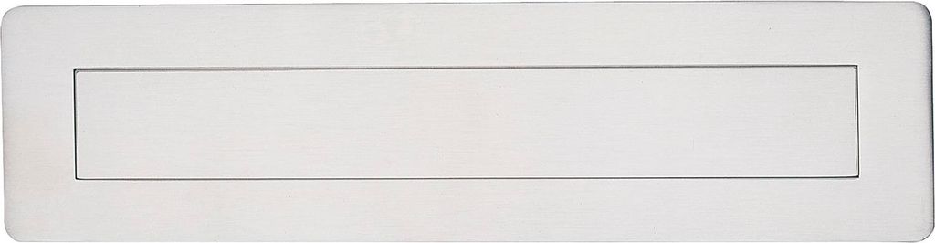 Briefeinwurf Edelstahl 315 x 80 mm – Einwurfmaß 265 x 38 mm – rostfrei & wetterfest – Einwurfklappe für Tür, Haustür, Briefkasten – Pos...