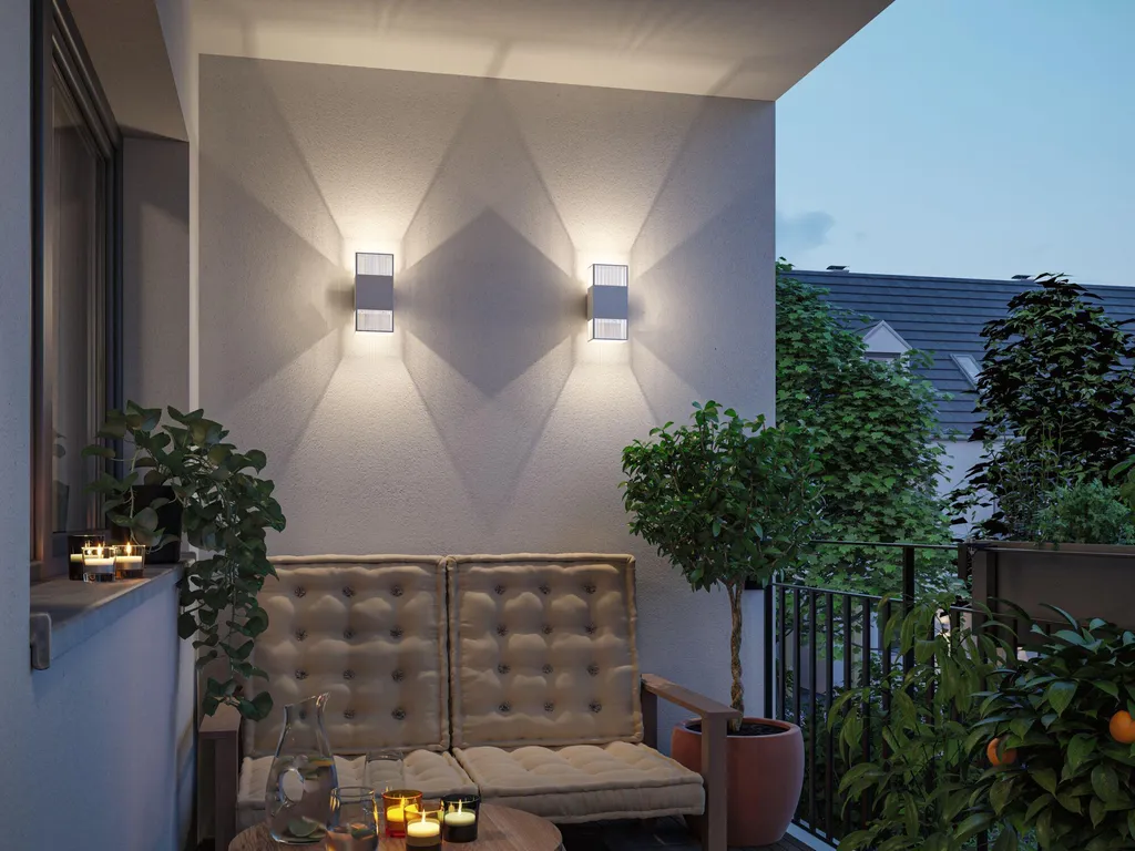 Applique murale LED Tharin Paulmann - Éclairage design bois et noir - 9