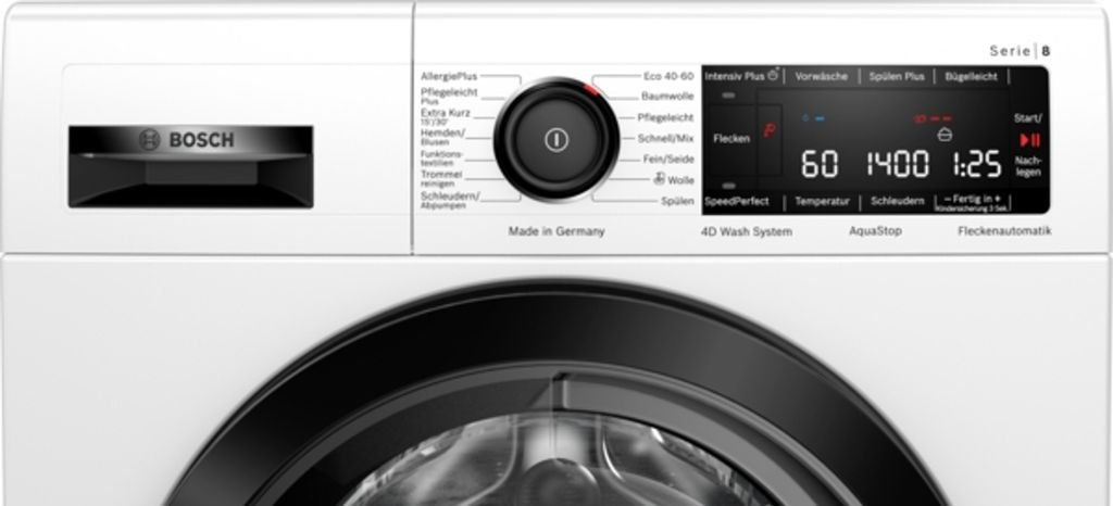 Serie 9 Waschmaschine, 8 Frontlader, Bosch