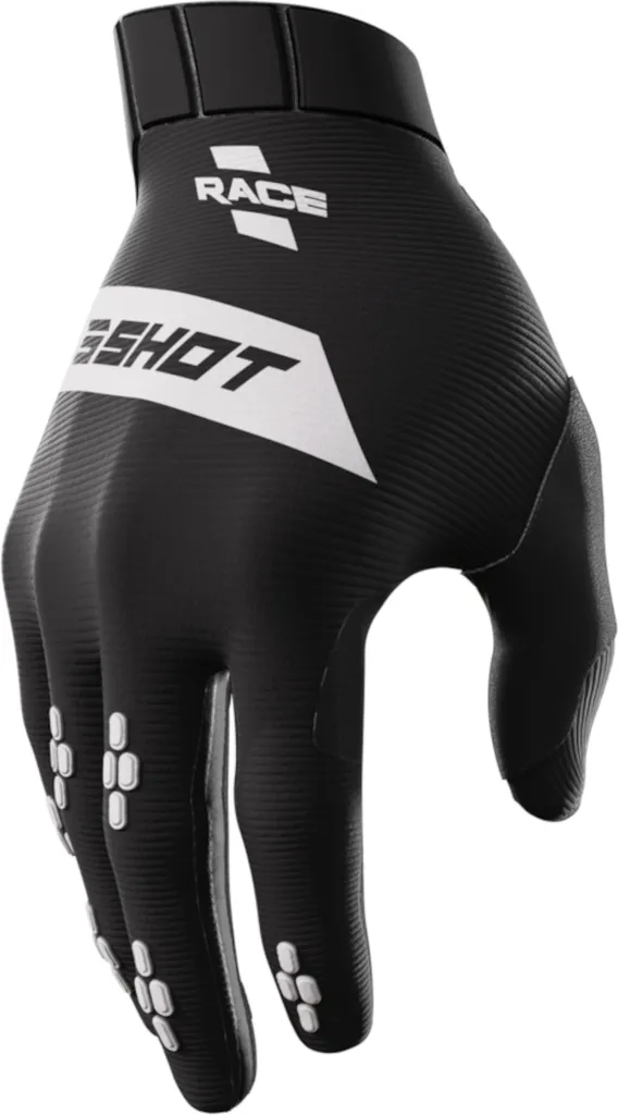 Gants Shot Race Cross avec paume renforcée et textile respirant taille 9