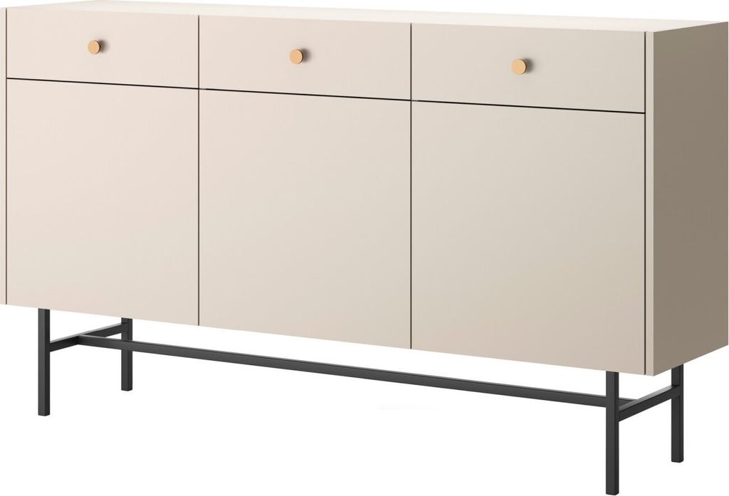 Selsey Divenos - Sideboard 3-türig, Greige, 155 cm