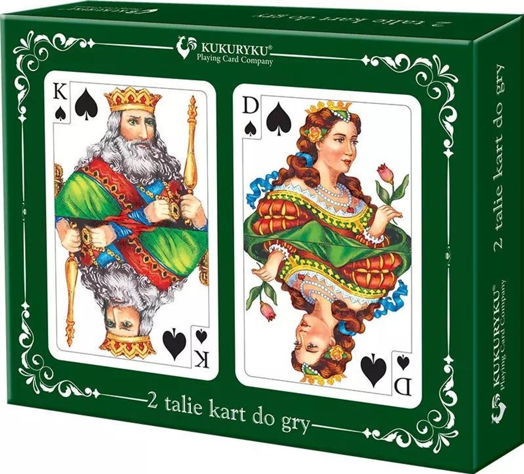 Dwie talie kart do gry