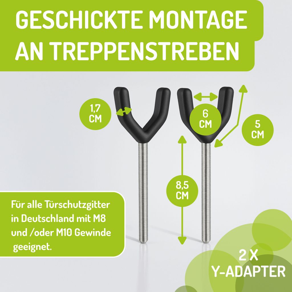 2er Set Y-Adapter Set für Schutzgitter Miko Image du produit 