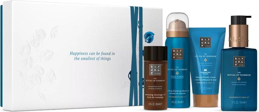 Rituals Hammam Geschenkset S – 4-teilig mit Dusch & Pflege