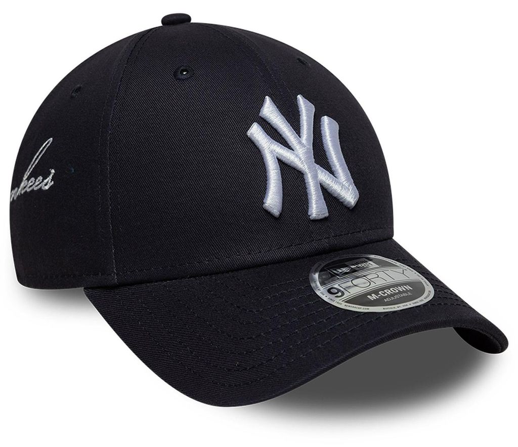 New Era 9FORTY Cap MLB New York Yankees Side Script navy Produktbild 