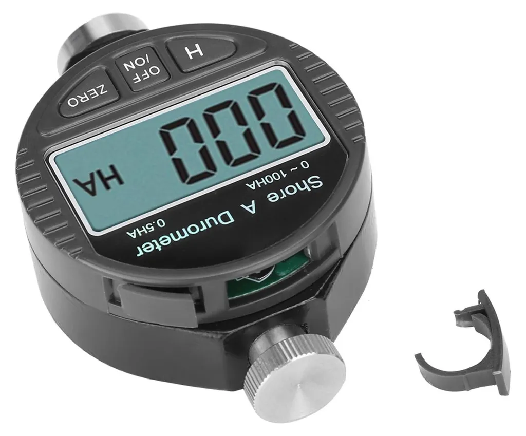 Duromètre numérique Shore A 100HD écran LCD haute précision pour gomme