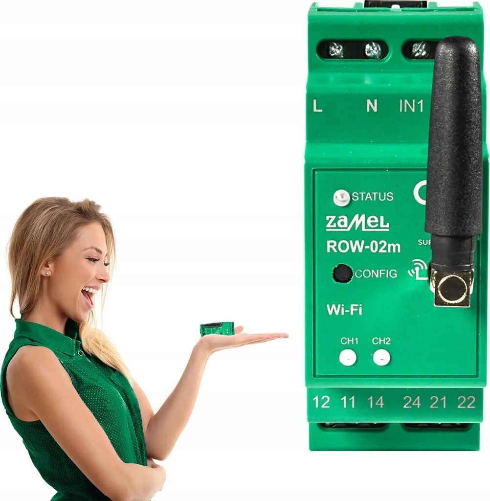 Ricevitore WLAN ROW-02M 16A Smart Home: Controllo Modulare 2 Canali