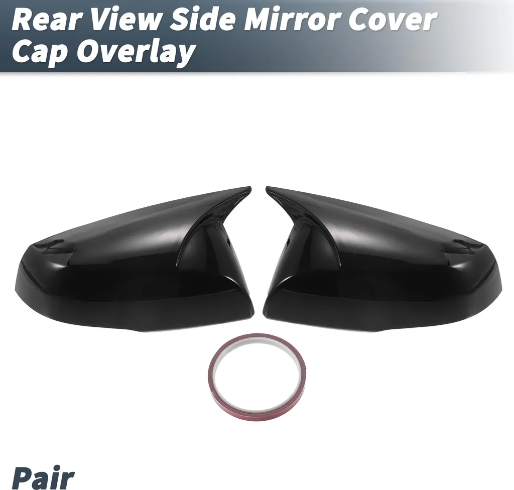Protection de Rétroviseur Noir Brillant Toyota RAV4 2019-2022 en ABS Pro