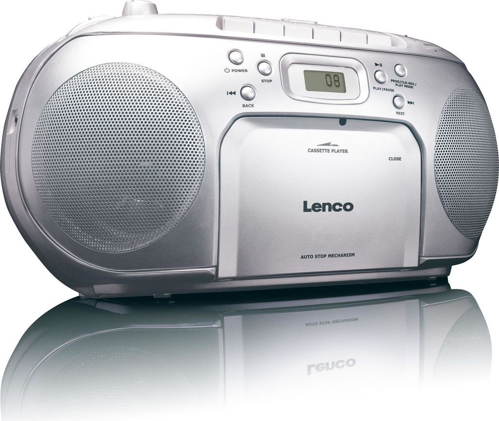 Lenco SCD-420 - Ghettoblaster - Srebrny Zdjęcie produktu 14