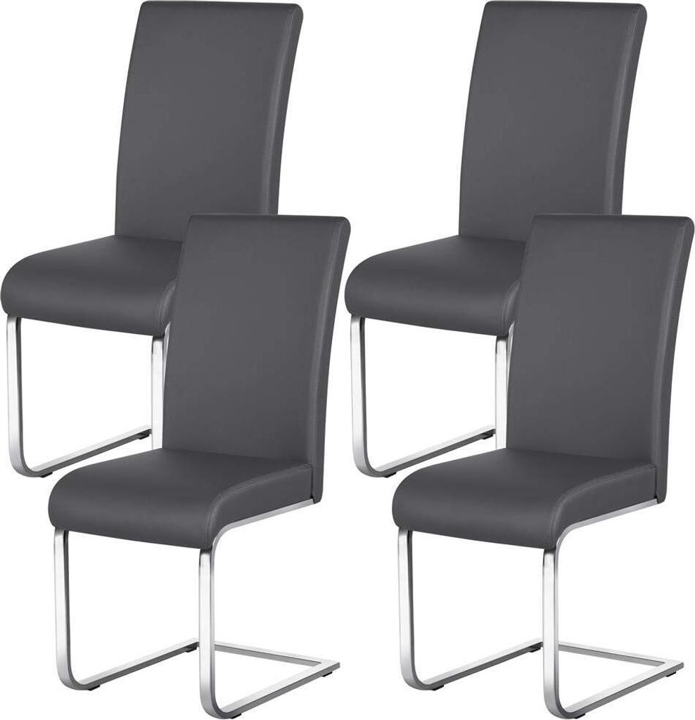 Yaheetech 4er Set Freischwinger Esszimmerstuhl  aus Produktbild 