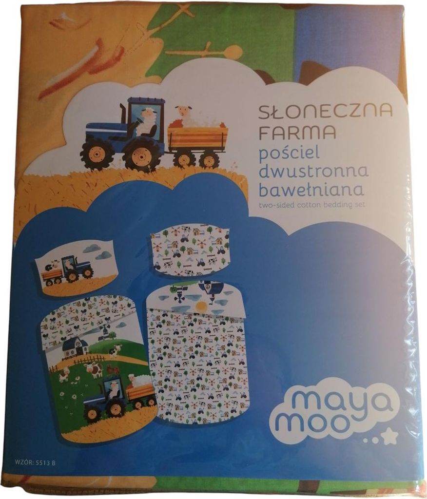 Bauernhof Baby-Bettwäsche „Farm Friends“ 100x135 + 40x60, Produktbild 