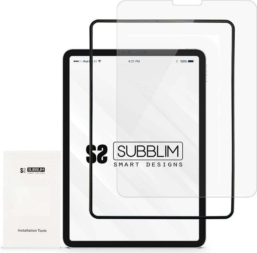 SUBBLIM SUB-TG-1APP011, Klare Bildschirmschutzfolie, 27,9 cm (11"), 9H+, Gehärtetes Glas, 1 Stück(e)