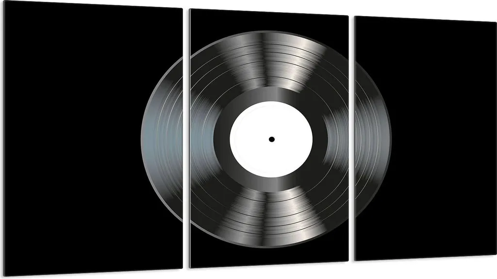 Copri Piano Cottura Vetroceramica 3 Pezzi 30x52 | Protezione Vinile Nero - 1