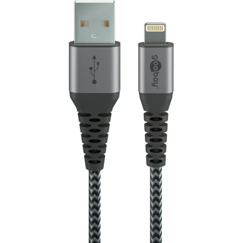 Goobay 49268 Cavo Lightning MFi 1m - Il Cavo per Tutta la Famiglia