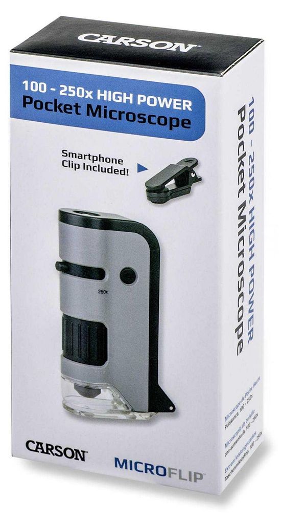 Carson MICROFLIP, Digitální mikroskop, Černá, Nerezová Obrázek produktu 