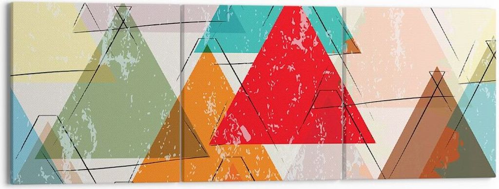 Bild auf Leinwand - Leinwandbild - Abstraktion modern - 150x50cm - Wand Bild - Wanddeko - Leinwanddruck - Bilder - Kunstdruck - Wanddekoration - Le...