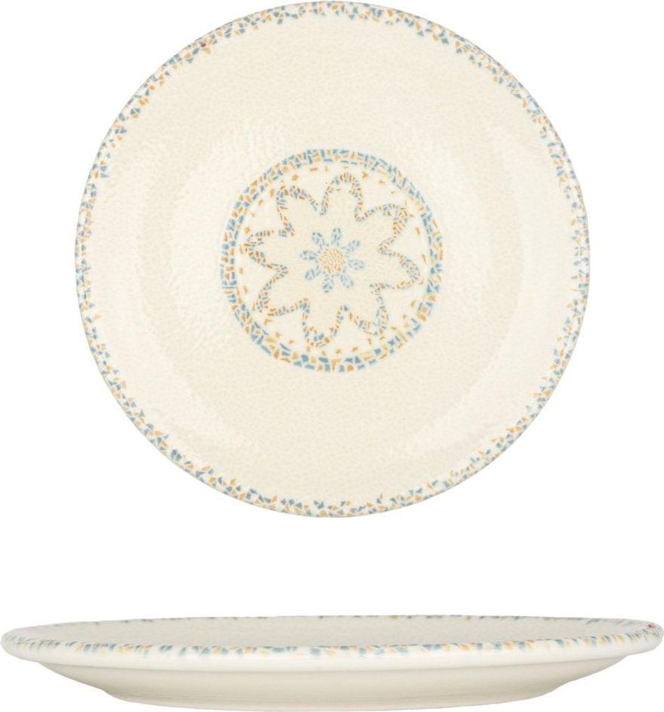 Talerz deserowy By Bone - Tessera - Porcelana - 21 cm Zdjęcie produktu 
