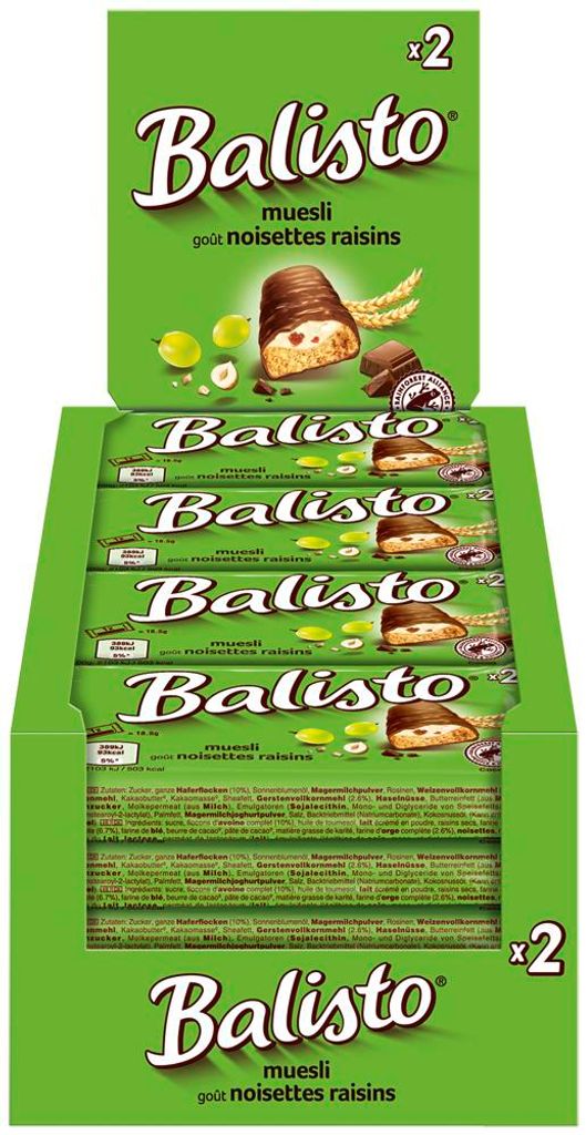 Mars 328395 Barretta di cioccolato Balisto Muesli Mix 20 Immagine del prodotto 