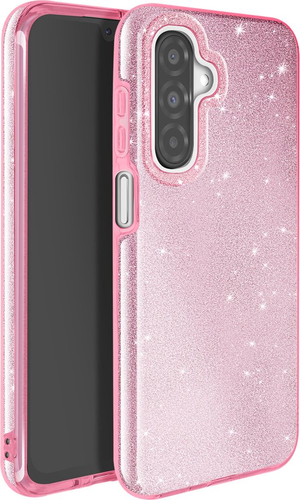 Avizar, Glitzerhülle für Samsung Galaxy A26 Stoßfest Funkelnd, Hellrosa