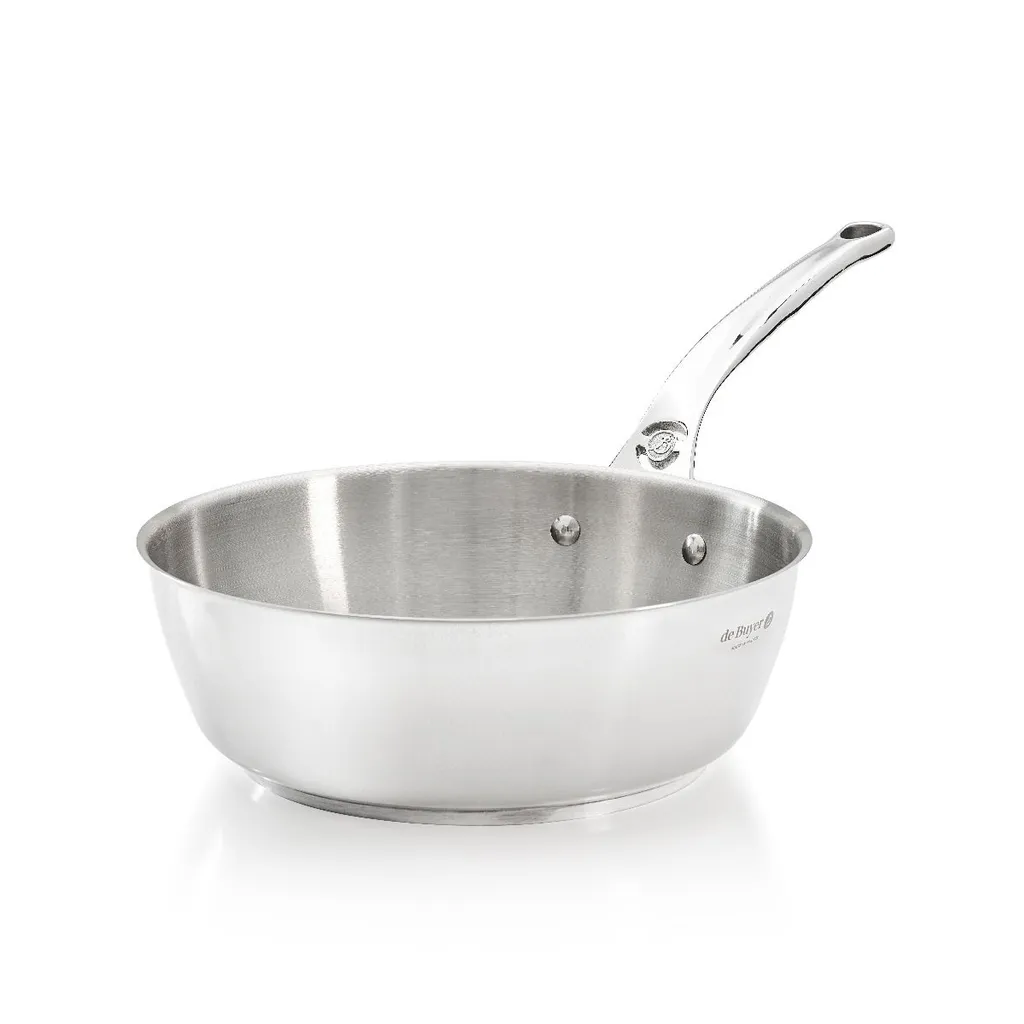 De Buyer 3411.24 Sauté Pan Milady 24cm Inox Induzione Professionale