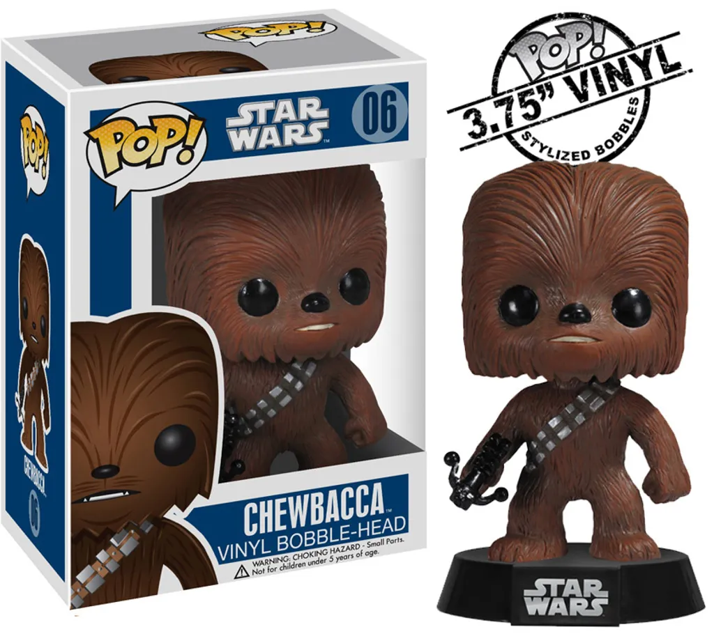 Idée Cadeau Star Wars Figurine Chewbacca 06 Funko Pop Décoration Geek Bureau