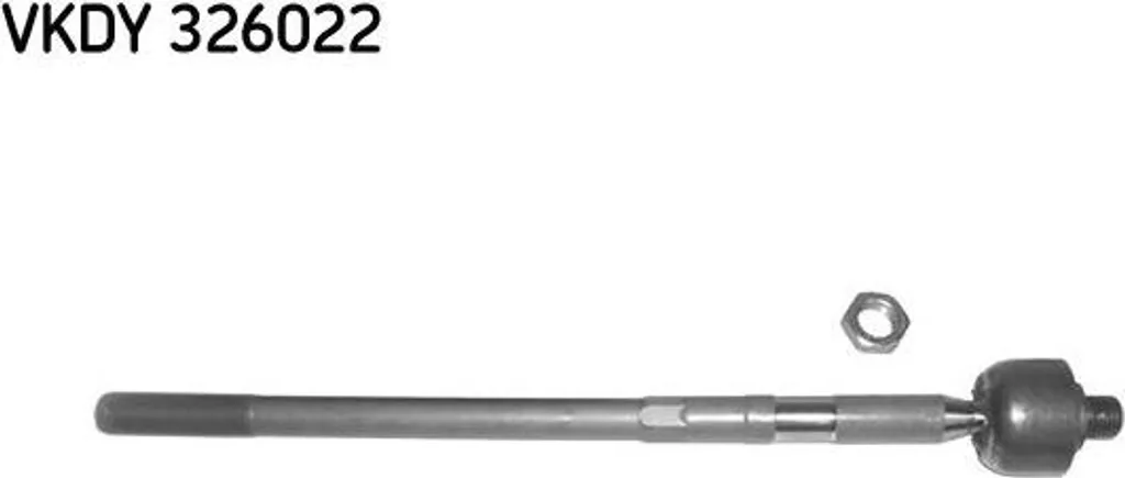 Rotule de direction axiale SKF VKDY 326022 pour Renault Clio et Modus