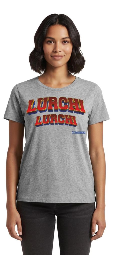 Spreadshirt Stromberg Mit Spruch Lurchi Lurchi Frauen Premium T-Shirt, XL, Grau meliert