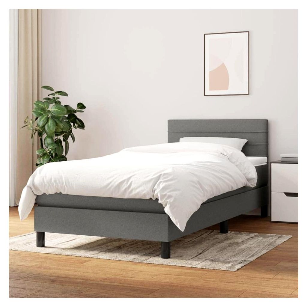 Lattenrost für Bett und Matratze, 90 x 190 cm, Dunkelgrau