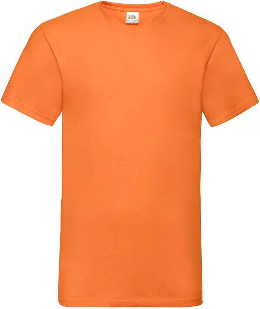 Fruit of the Loom - "Value" T-Shirt V-Ausschnitt für Herren PC5548 (XXL) (Orange)