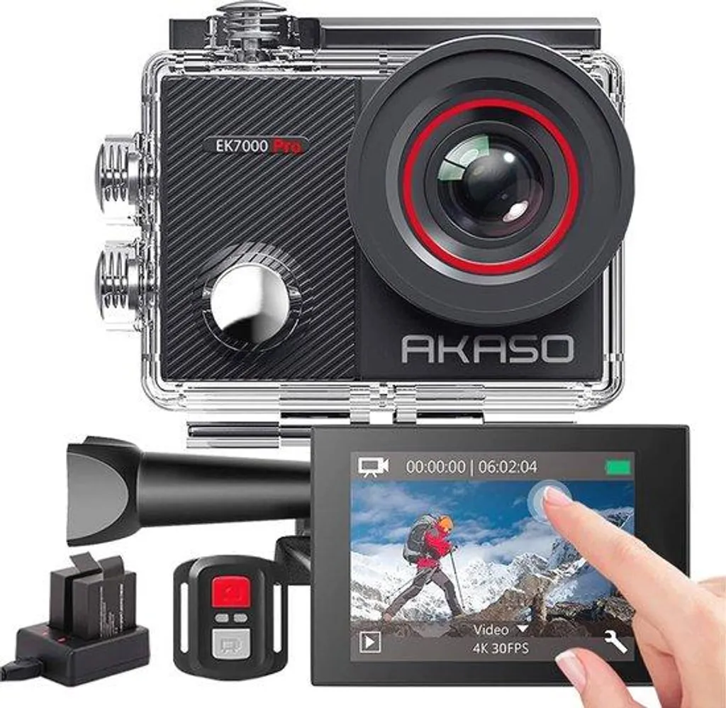 Caméra pour Vlog et Sport 4K 20MP Étanche idéale pour Vacances et Plongée