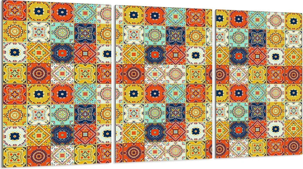 Piastre copriforno 3 pezzi 30x52 Copriforno in vetroceramica, pezzo a mosaico