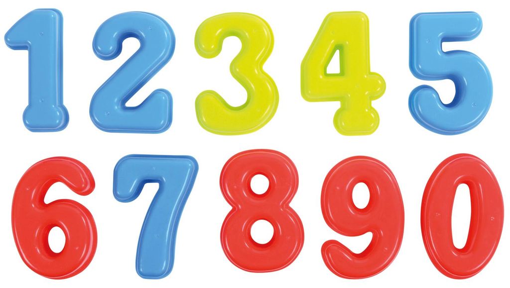 EDUPLAY 160180 Foremki do piasku cyfry 0-9 wykonane z Zdjęcie produktu 