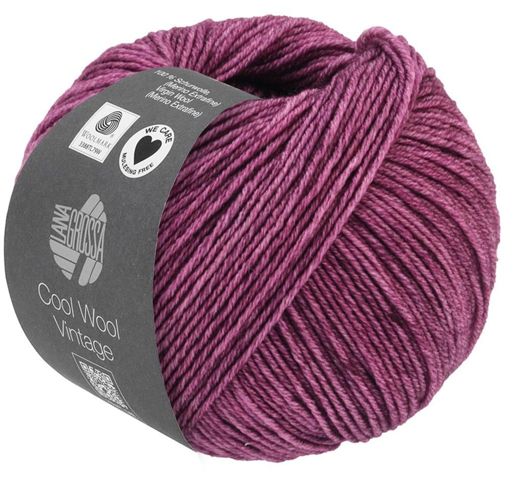 Lana Grossa - Cool Wool Vintage 7365 pflaume Produktbild 
